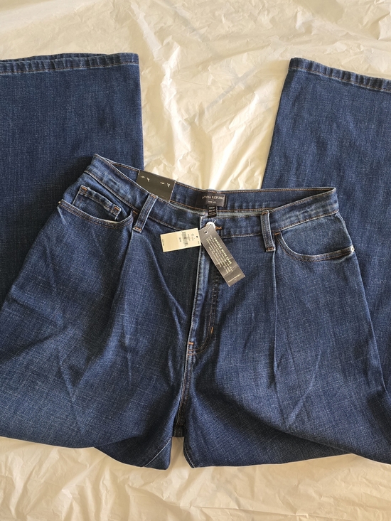 Banana Republic Denim - Banana Republic Dark Blue Wide Leg Jeans